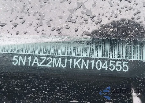 2019 Nissan Murano Sv from USA, damaged, VIN 5N1AZ2MJ1KN104555